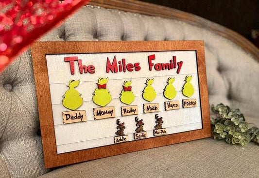 Green man Family sign