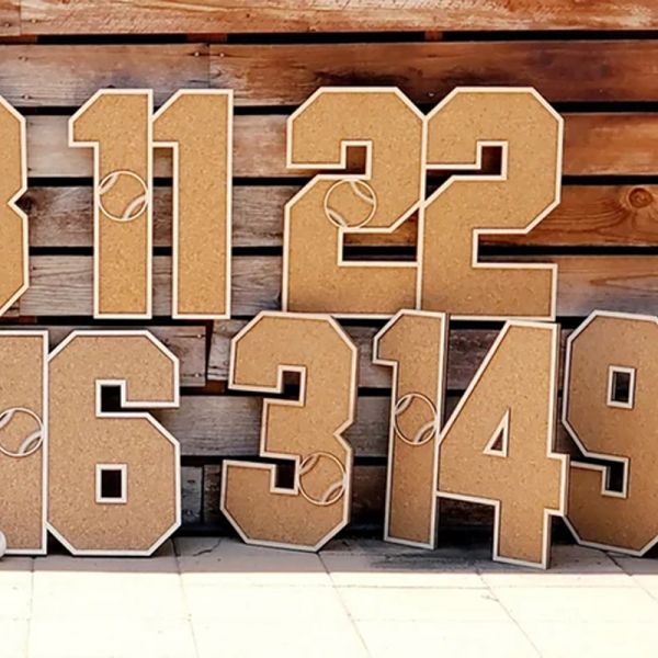 NUMBER CORK BOARD