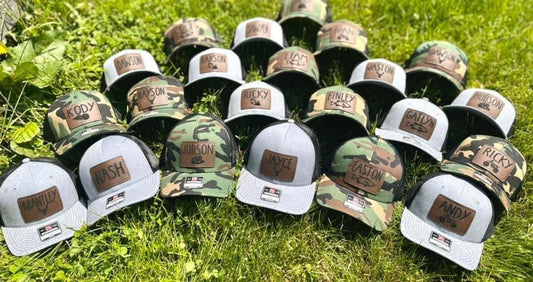 Leather Patch Hats