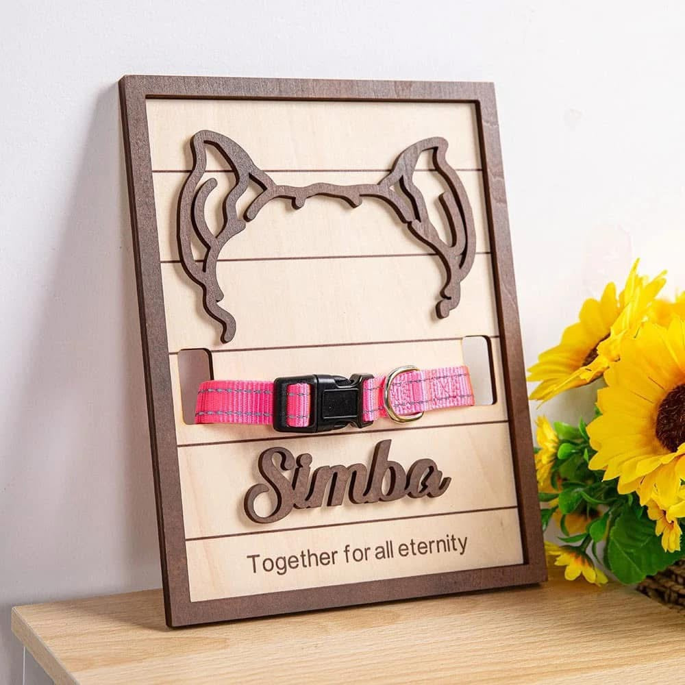 Pet Collar Memorial Sign