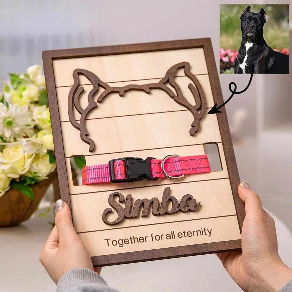 Pet Collar Memorial Sign