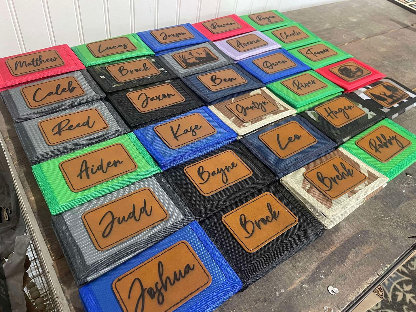 Velcro kids wallets