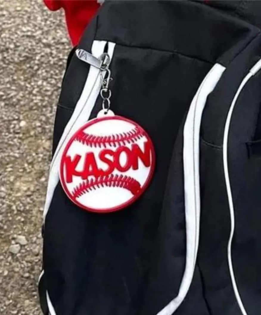 Acrylic bag tag
