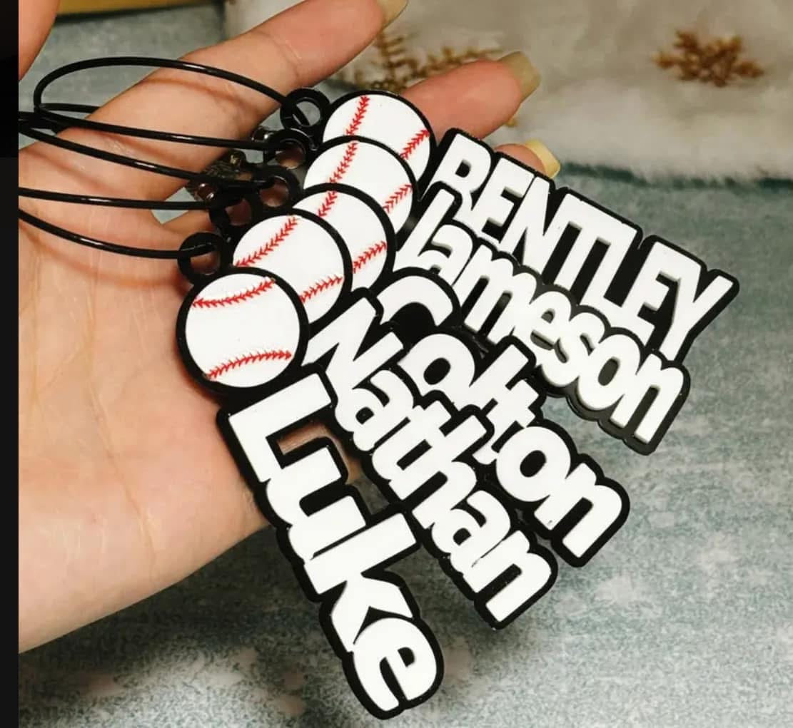 Acrylic bag tag