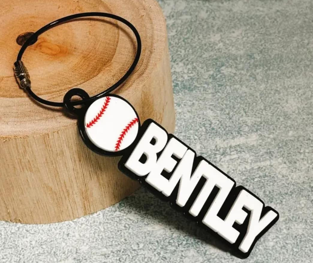 Acrylic bag tag