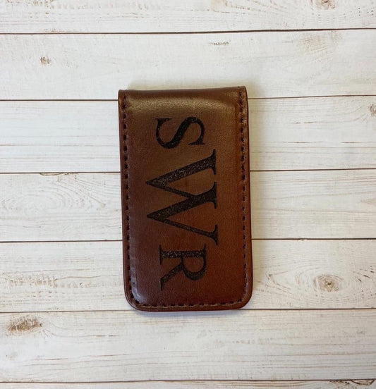 Leather Money Clip