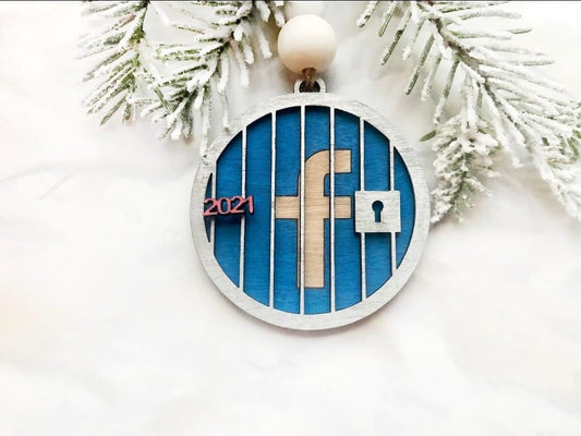 Facebook Jail Ornament