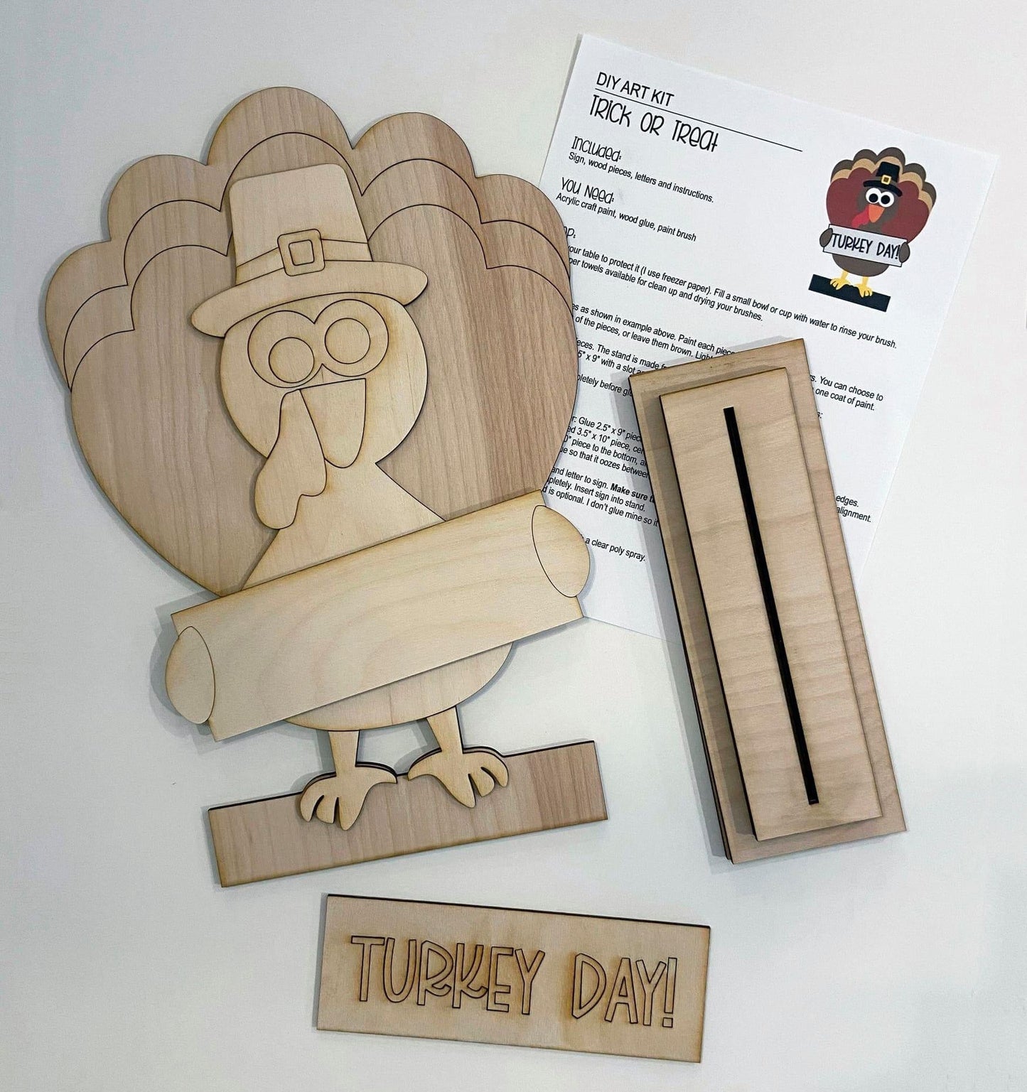 Thanksgiving Shelf Sitter DIY Kit.