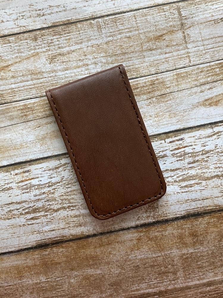 Leather Money Clip