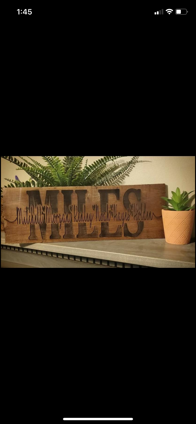 Engraved Free Standing Plaque