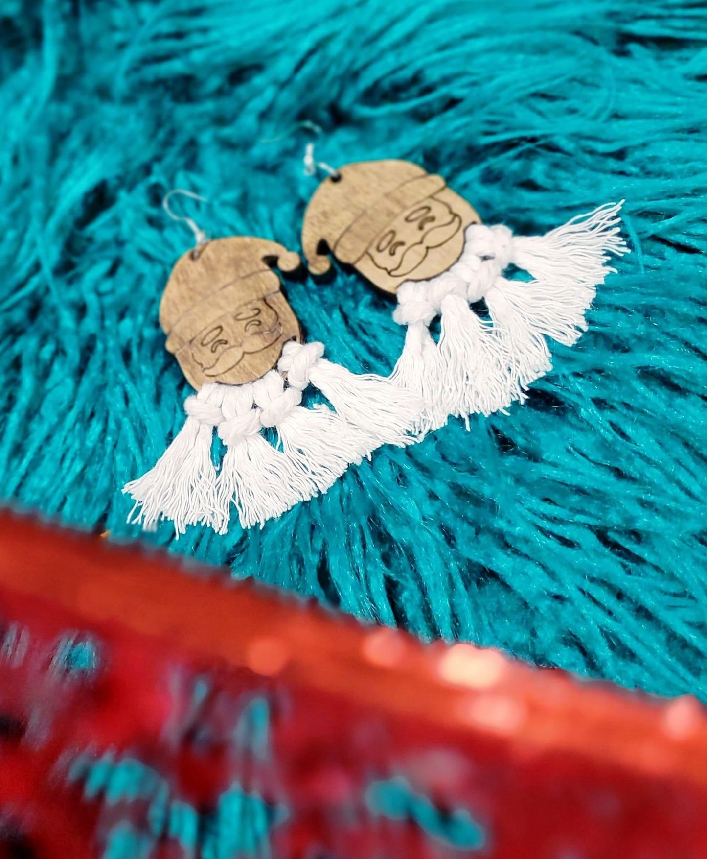 Santa Macrame Earrings