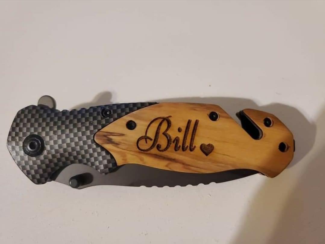 Engraved Knife WS