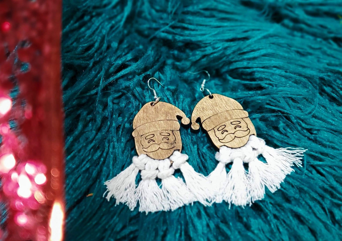 Santa Macrame Earrings