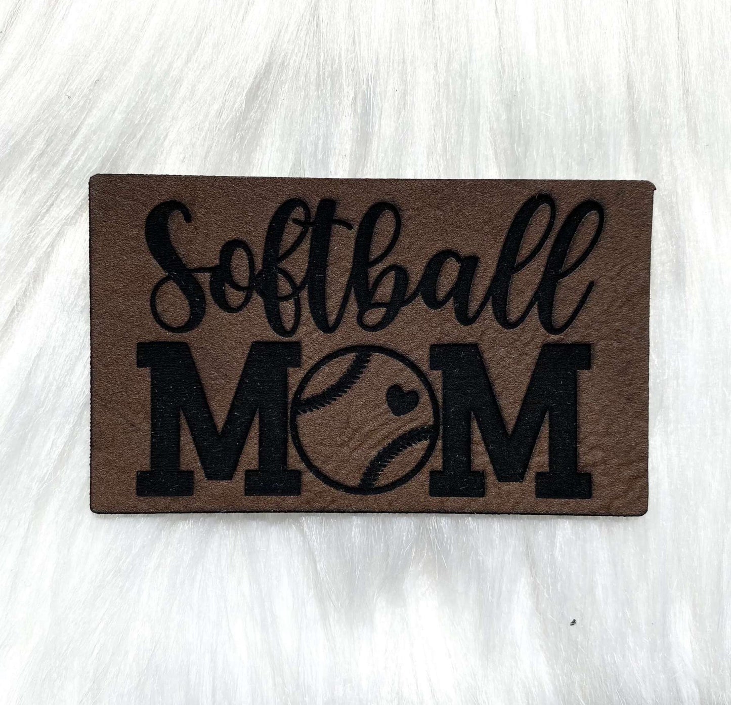 Softball Mom Hat Patch