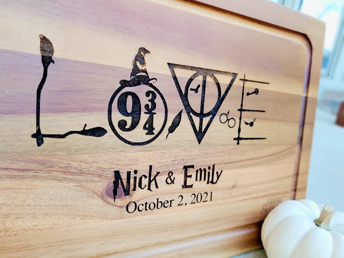 Harry Potter Theme Cutting Board