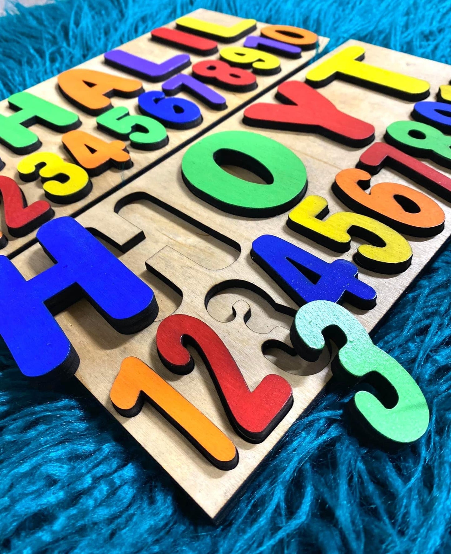 Number/Name Rainbow Puzzles