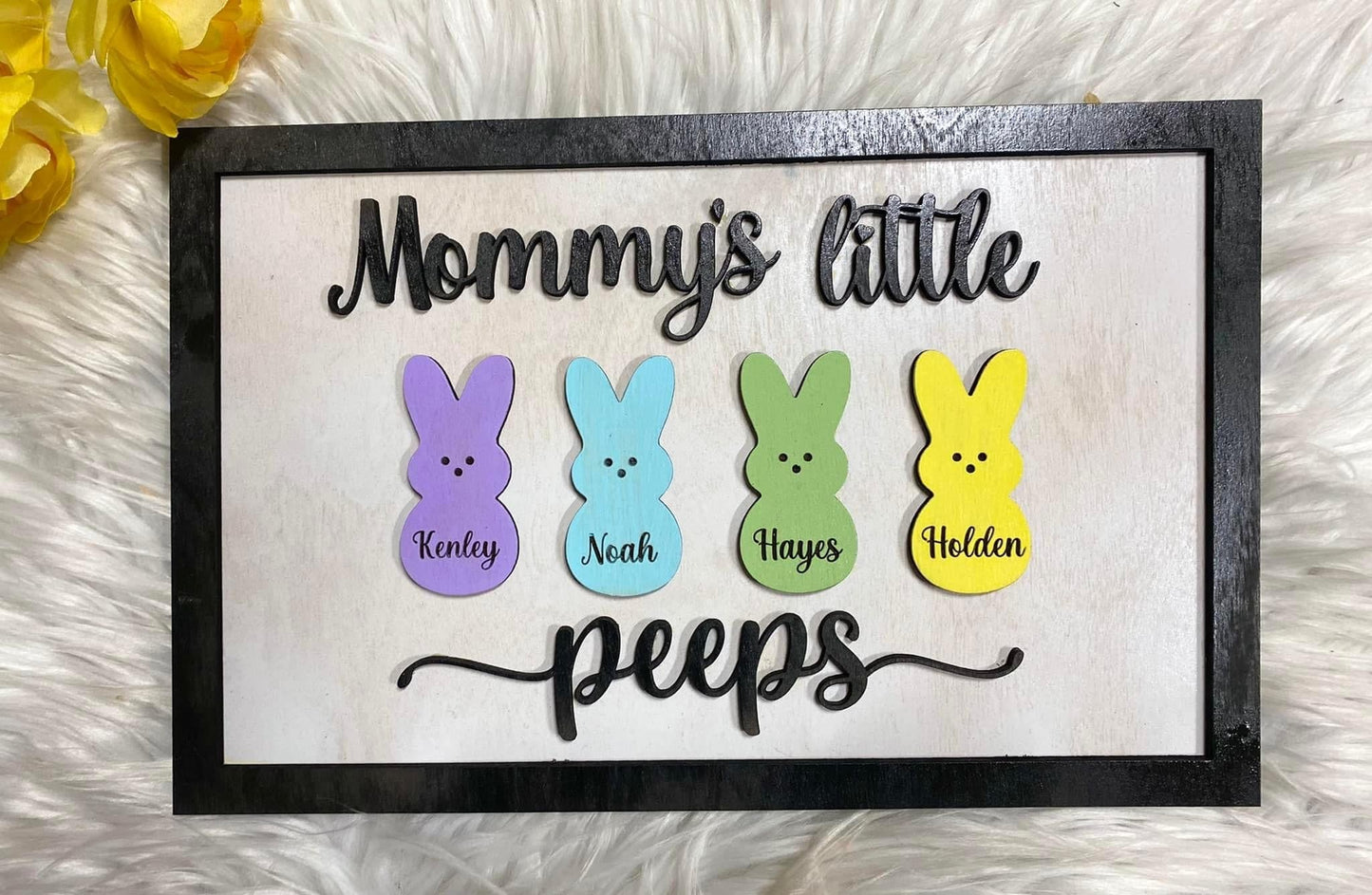 Peeps sign.